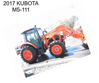 2017 KUBOTA M5-111