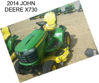 2014 JOHN DEERE X730