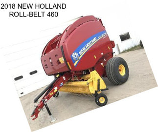 2018 NEW HOLLAND ROLL-BELT 460