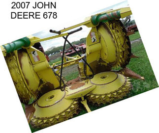 2007 JOHN DEERE 678