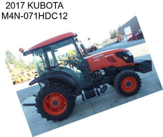 2017 KUBOTA M4N-071HDC12