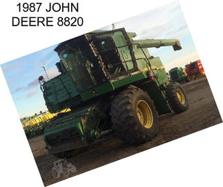 1987 JOHN DEERE 8820