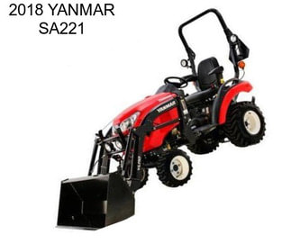 2018 YANMAR SA221