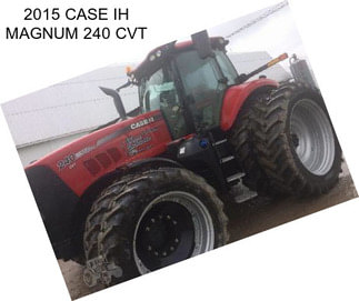 2015 CASE IH MAGNUM 240 CVT