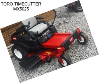 TORO TIMECUTTER MX5025