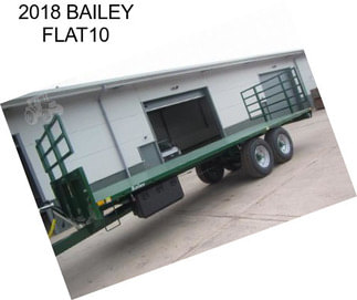 2018 BAILEY FLAT10