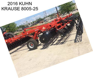 2016 KUHN KRAUSE 8005-25