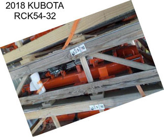 2018 KUBOTA RCK54-32