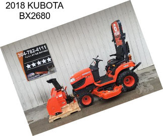 2018 KUBOTA BX2680