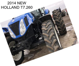 2014 NEW HOLLAND T7.260