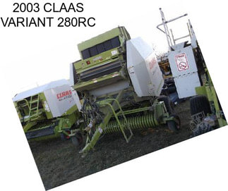 2003 CLAAS VARIANT 280RC