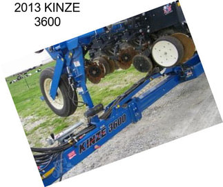 2013 KINZE 3600