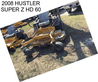 2008 HUSTLER SUPER Z HD 60