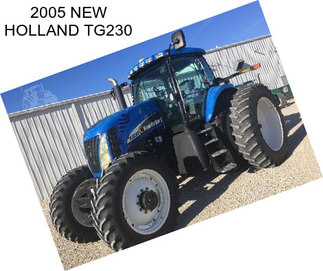 2005 NEW HOLLAND TG230