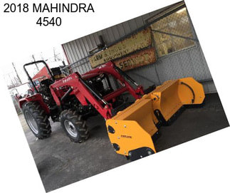 2018 MAHINDRA 4540