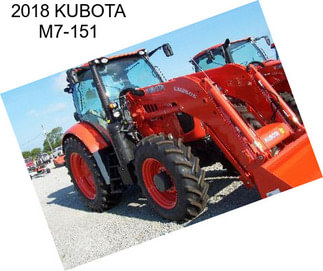 2018 KUBOTA M7-151