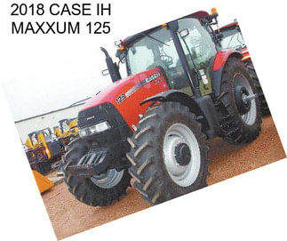 2018 CASE IH MAXXUM 125