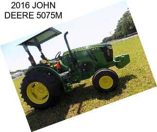 2016 JOHN DEERE 5075M