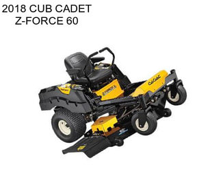 2018 CUB CADET Z-FORCE 60