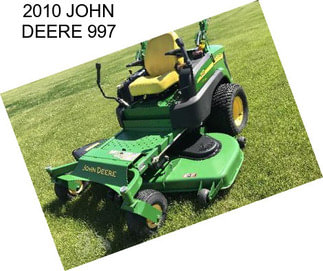 2010 JOHN DEERE 997