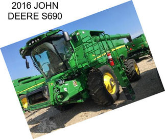 2016 JOHN DEERE S690