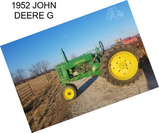 1952 JOHN DEERE G