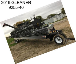 2016 GLEANER 9255-40