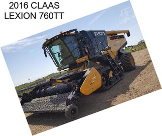 2016 CLAAS LEXION 760TT