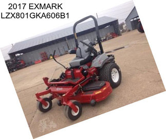2017 EXMARK LZX801GKA606B1