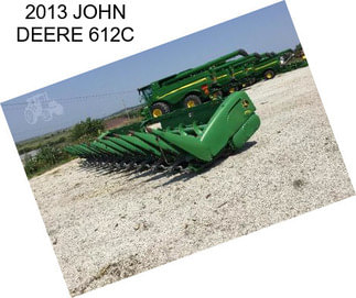 2013 JOHN DEERE 612C