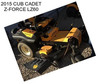 2015 CUB CADET Z-FORCE LZ60