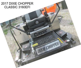 2017 DIXIE CHOPPER CLASSIC 3160EFI