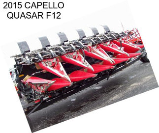 2015 CAPELLO QUASAR F12