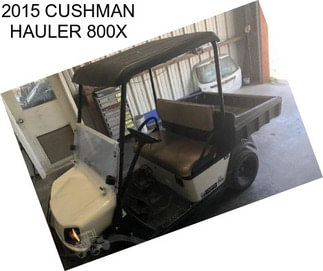 2015 CUSHMAN HAULER 800X