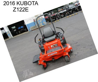 2016 KUBOTA Z122E