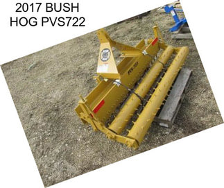 2017 BUSH HOG PVS722