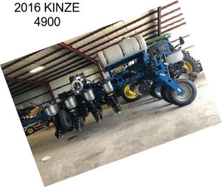 2016 KINZE 4900