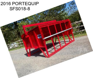 2016 PORTEQUIP SFS018-8