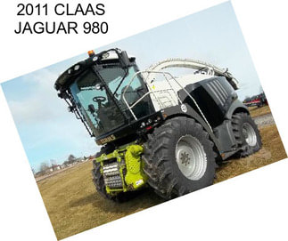 2011 CLAAS JAGUAR 980