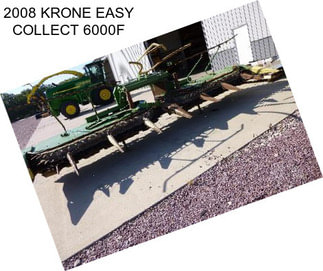 2008 KRONE EASY COLLECT 6000F