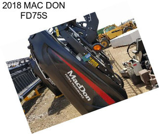 2018 MAC DON FD75S