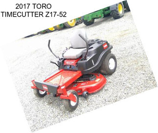 2017 TORO TIMECUTTER Z17-52