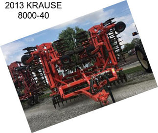 2013 KRAUSE 8000-40