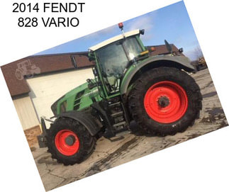 2014 FENDT 828 VARIO