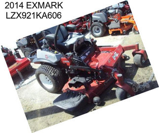 2014 EXMARK LZX921KA606