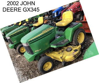 2002 JOHN DEERE GX345