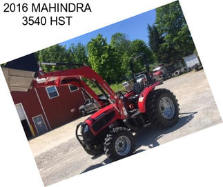 2016 MAHINDRA 3540 HST