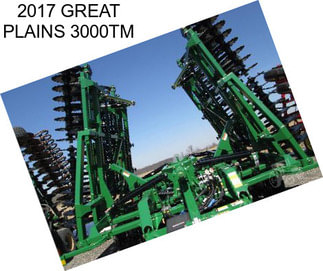 2017 GREAT PLAINS 3000TM