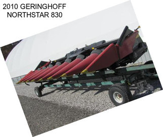 2010 GERINGHOFF NORTHSTAR 830