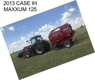 2013 CASE IH MAXXUM 125